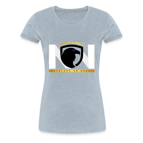 Nightwing WhitexBLK Logo - Women's Premium T-Shirt
