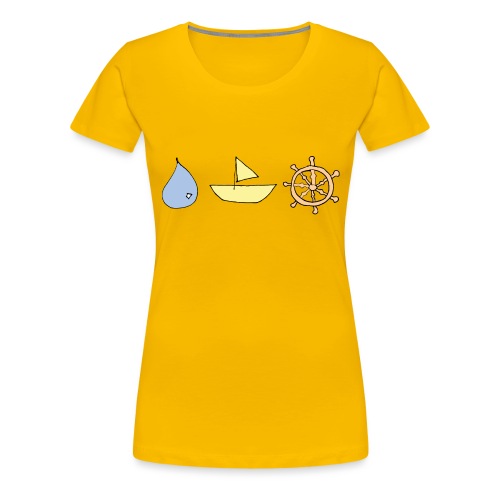 Drop, Ship, Dharma - Women's Premium T-Shirt