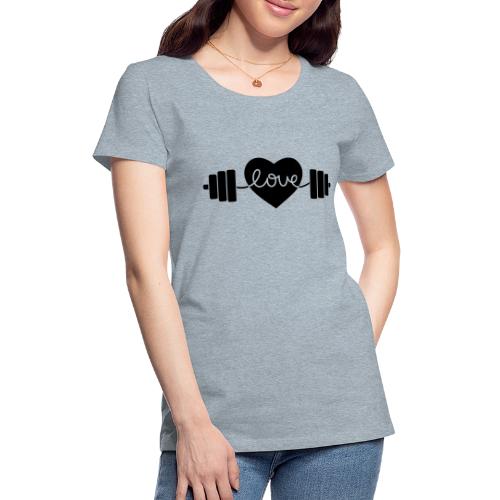 Power Lifting Love - Women's Premium T-Shirt
