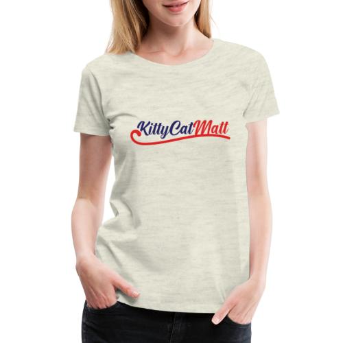 KittyCatMatt Cursive Logo - Women's Premium T-Shirt