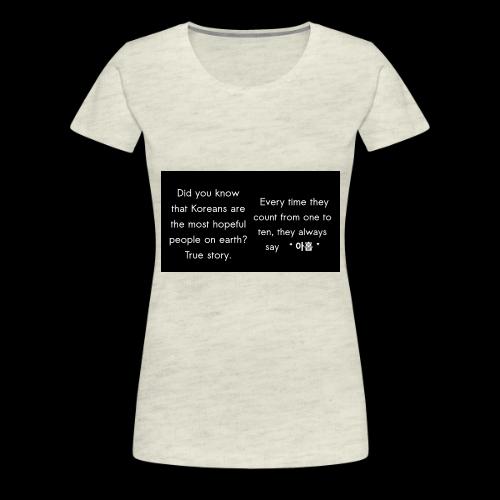 The Most Hopeful on Earth - Women's Premium T-Shirt
