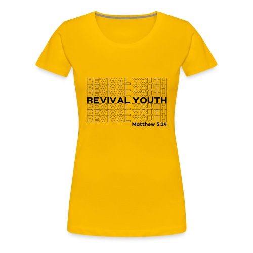 Revival Youth Grocery Bag Design - Women's Premium T-Shirt