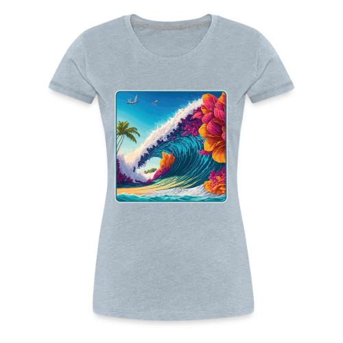 Giant Shore Pound Wave - Women's Premium T-Shirt