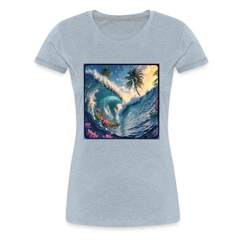 Half Pipe Wave - Women's Premium T-Shirt