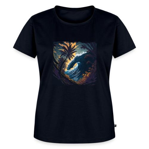 Moonlight Jungle Wave - Women's Premium T-Shirt
