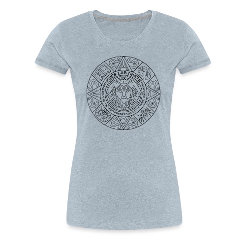 Pun's Labyrinth IX 2020 Tournament Stamp - Women's Premium T-Shirt