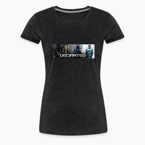 Decimated Banner T Shirt - Women's Premium T-Shirt