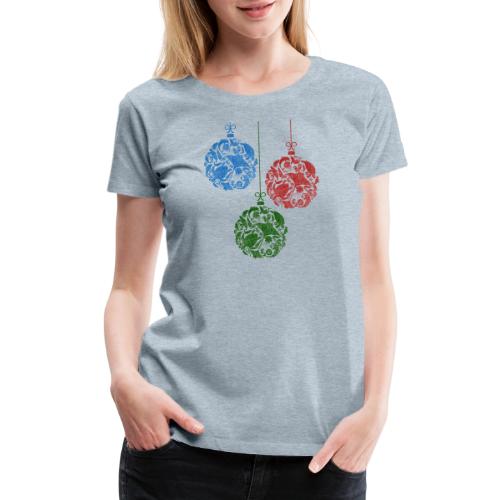 Coastal Christmas Ornament Group - Women's Premium T-Shirt