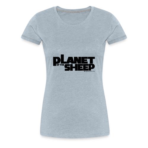 Planet of the Sheep Blk - Women's Premium T-Shirt