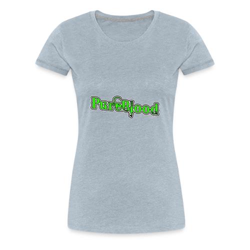 PureBlood Neon Green - Women's Premium T-Shirt