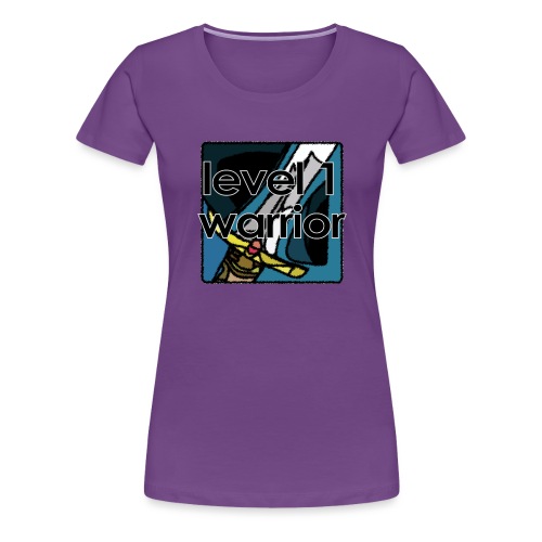Warcraft Baby: Level 1 Warrior - Women's Premium T-Shirt