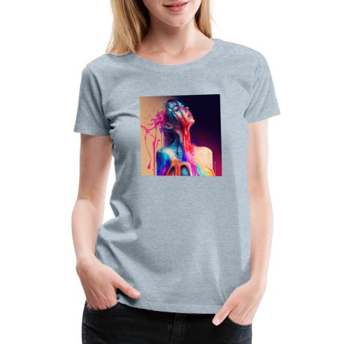 Taking in a Moment - Emotionally Fluid Collection - Women's Premium T-Shirt