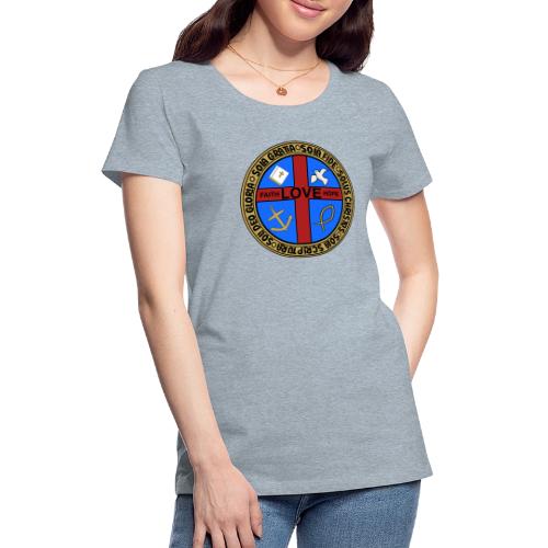 Five Solas Faith Hope Love Shirt–Christian Symbols - Women's Premium T-Shirt