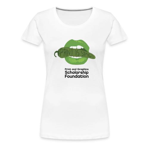 2024 T-Shirt Contest College Winner Print is Spicy - Women's Premium T-Shirt