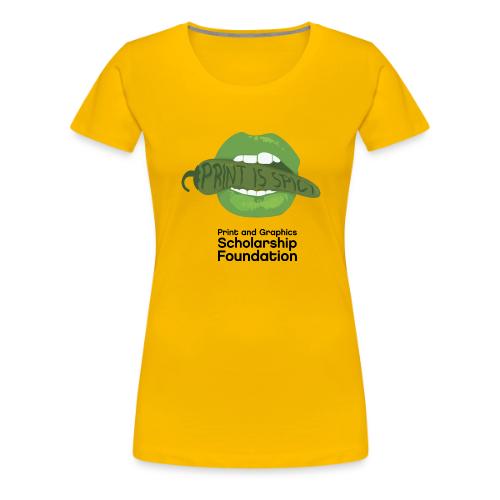 2024 T-Shirt Contest College Winner Print is Spicy - Women's Premium T-Shirt