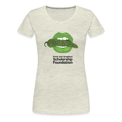 2024 T-Shirt Contest College Winner Print is Spicy - Women's Premium T-Shirt
