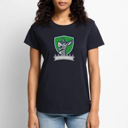 Bad Ass Entrepreneur Shield - Women's Premium T-Shirt