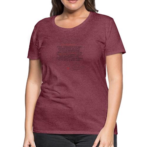Daily Reminders 1 - Women's Premium T-Shirt