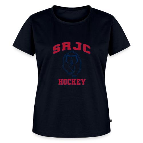 SRJC Hockey Classic Navy Stroke 2.0 - Women's Premium T-Shirt