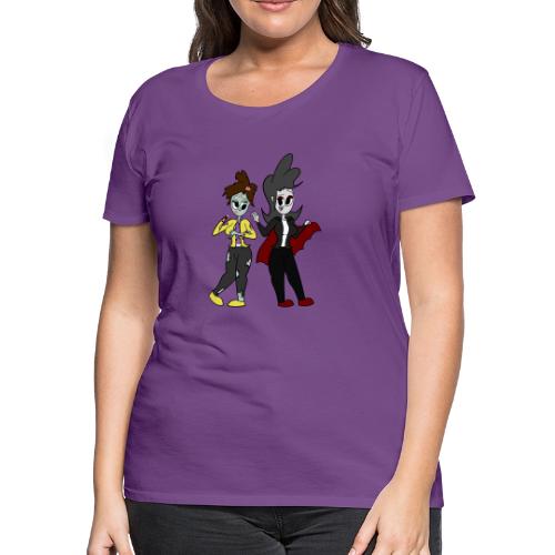 Vampire Coll and Zombie Dersy - Women's Premium T-Shirt