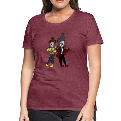 Vampire Coll and Zombie Dersy - Women's Premium T-Shirt
