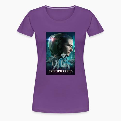 Decimated Poster City - Women's Premium T-Shirt