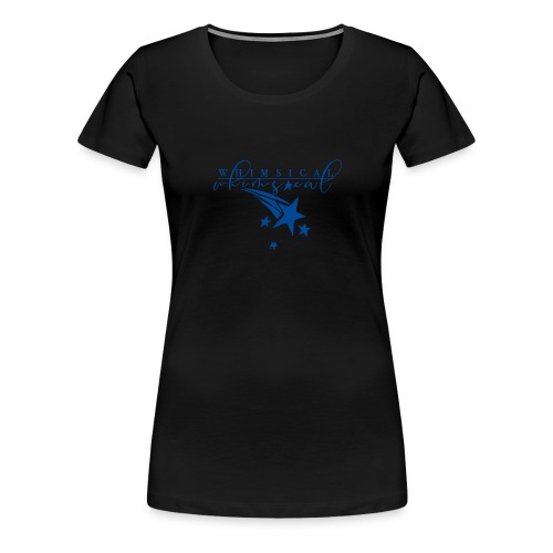 Whimsical - Shooting Star - Blue - Women's Premium T-Shirt