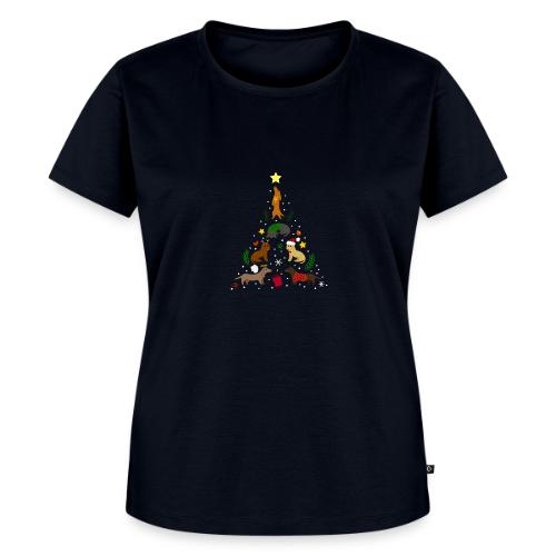 Dackel Tree Christmas - Women's Premium T-Shirt