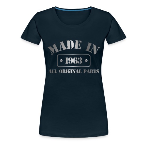 Made in 1963 - Women's Premium T-Shirt