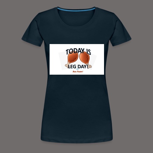 Turkey Trot Back - Women's Premium T-Shirt