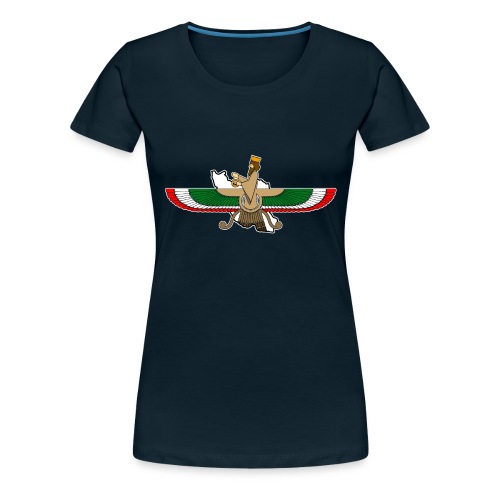 Faravahar Iran 4 ever colorful - Women's Premium T-Shirt