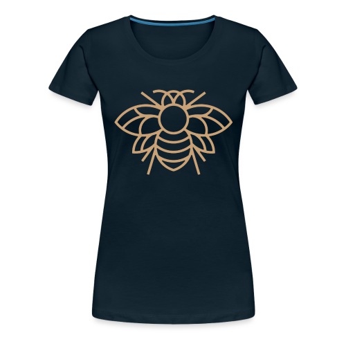 (bee_gold) - Women's Premium T-Shirt