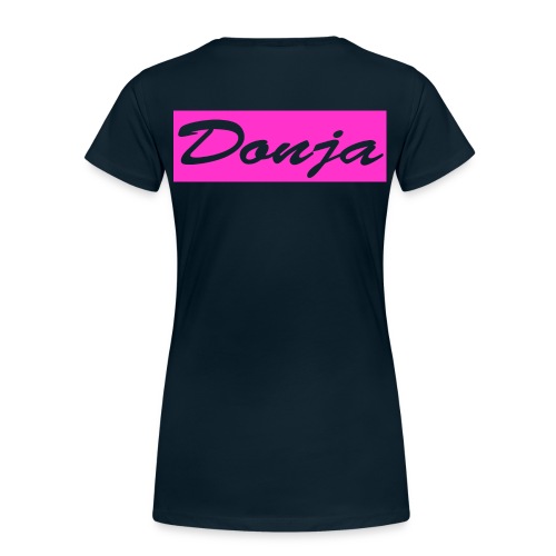 donja logo pink - Women's Premium T-Shirt