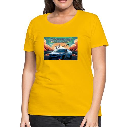 Fetterhund Motorsports with racecar - Women's Premium T-Shirt