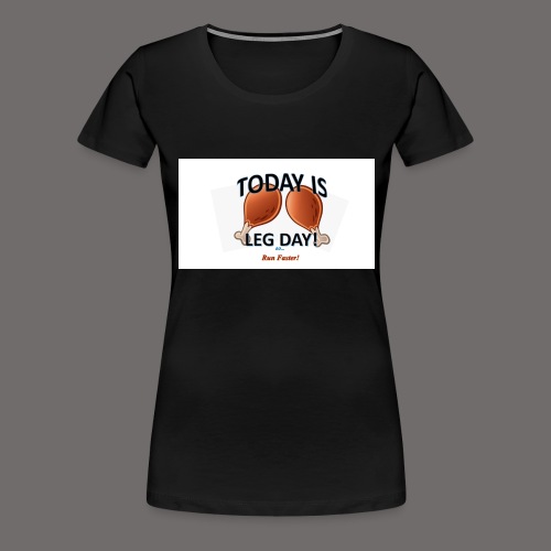 Turkey Trot Back - Women's Premium T-Shirt