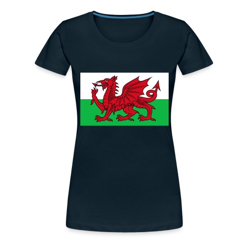 Wales Flag - Women's Premium T-Shirt