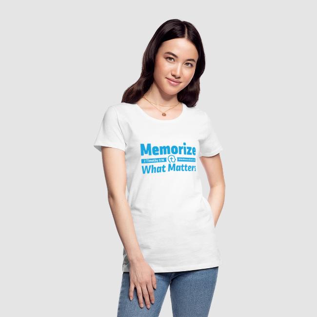 "Memorize What Matters" Original Design