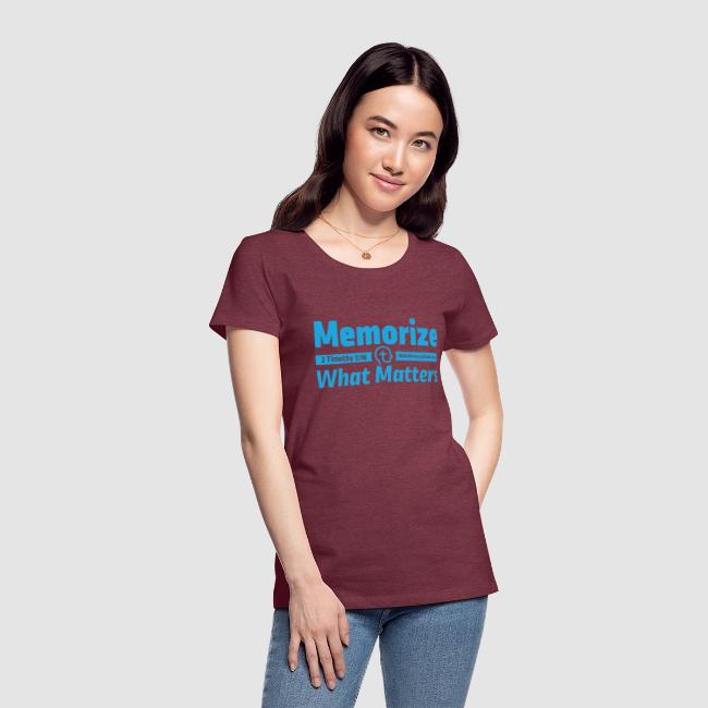 "Memorize What Matters" Original Design