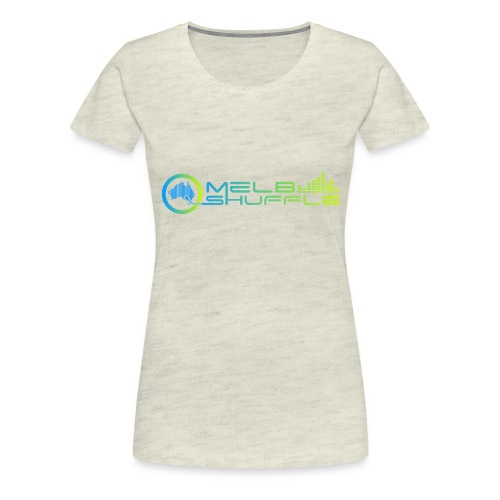 Melbshuffle Gradient Logo - Women's Premium T-Shirt