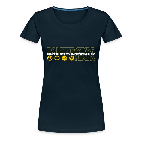 Princess Leia's Stolen Death Star Plans - Women's Premium T-Shirt