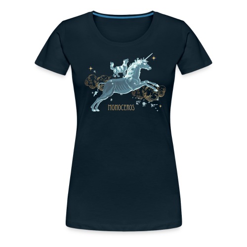Unicorn Constellation Monoceros - Women's Premium T-Shirt