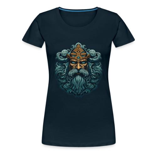 Legendary Viking Warrior: Epic Design - Women's Premium T-Shirt