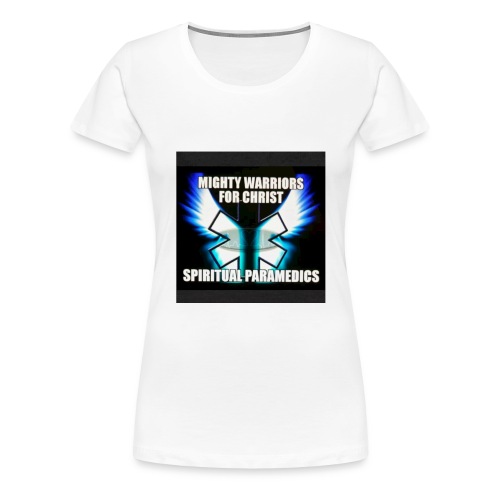 MightyWarrior PrayAnytime White - Women's Premium T-Shirt