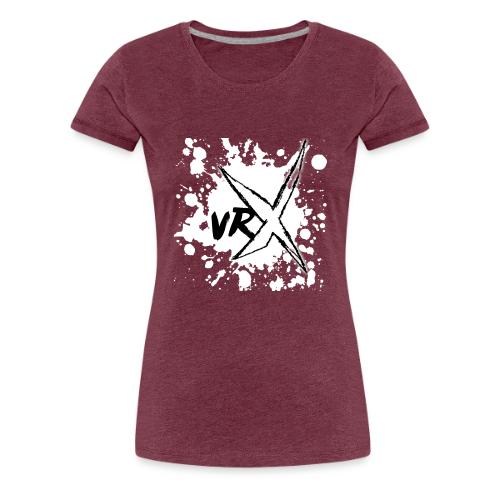 VRX White Paint logo - Women's Premium T-Shirt