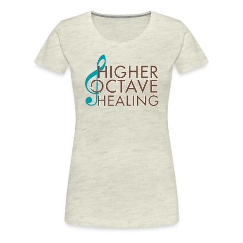Higher Octave Healing Logo - Women's Premium T-Shirt
