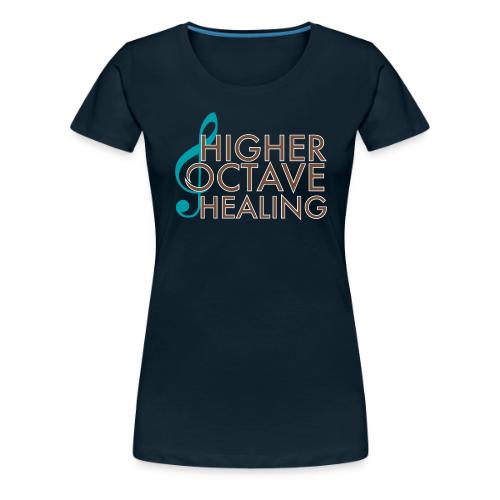 Higher Octave Healing Logo - Women's Premium T-Shirt