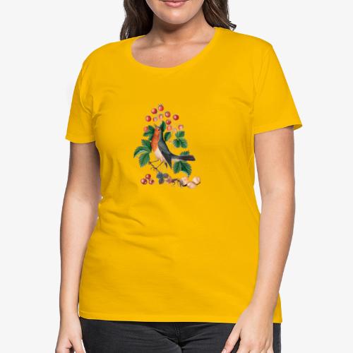 European robin - Women's Premium T-Shirt