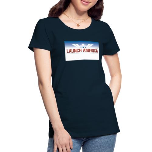 Launch America banner - Women's Premium T-Shirt