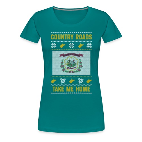country roads - Women's Premium T-Shirt