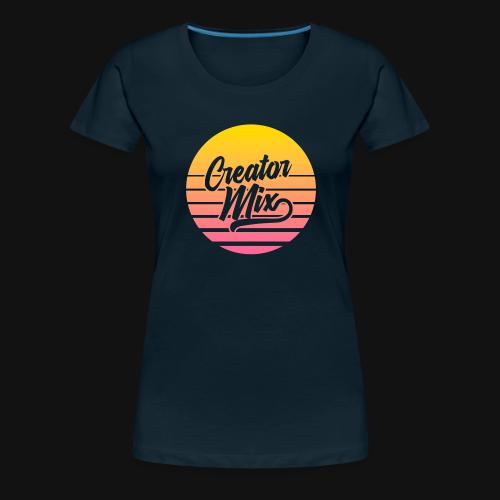 Retro Sun - Women's Premium T-Shirt